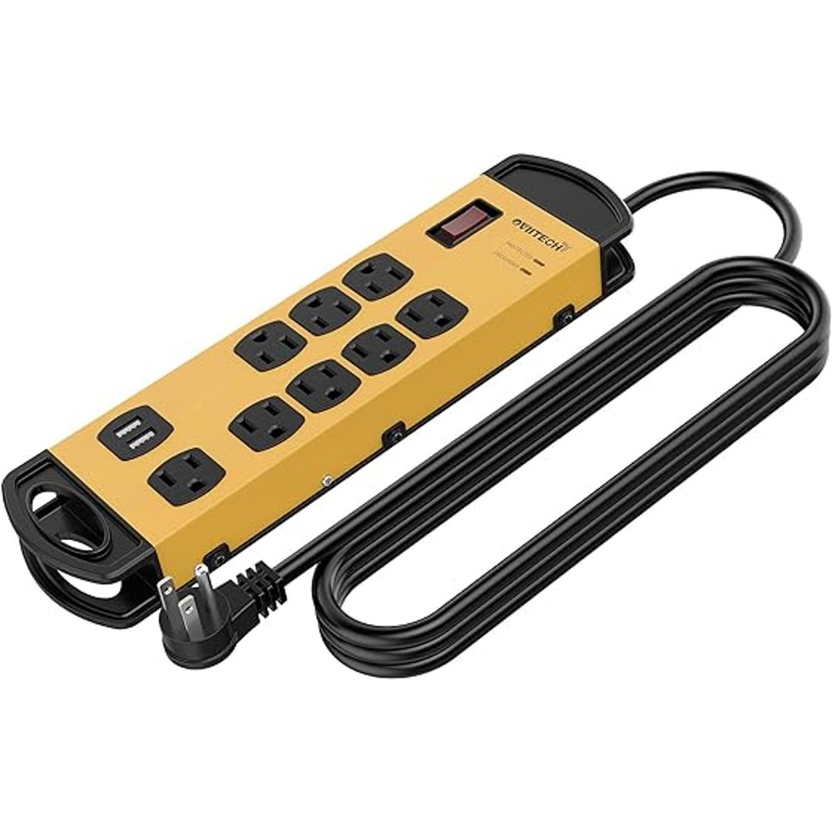Oviitech 8 tomas de corriente protector de sobretensiones
