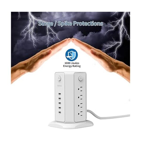 NTONPOWER Protector de sobretensiones de torre de regleta_5
