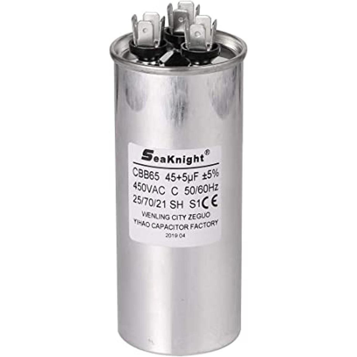 BlueCatELE 455 uF MFD CBB65 condensador acondicionador de