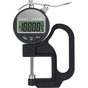Neoteck Medidor de grosor digital de 1 pulgadas1.000 in_1