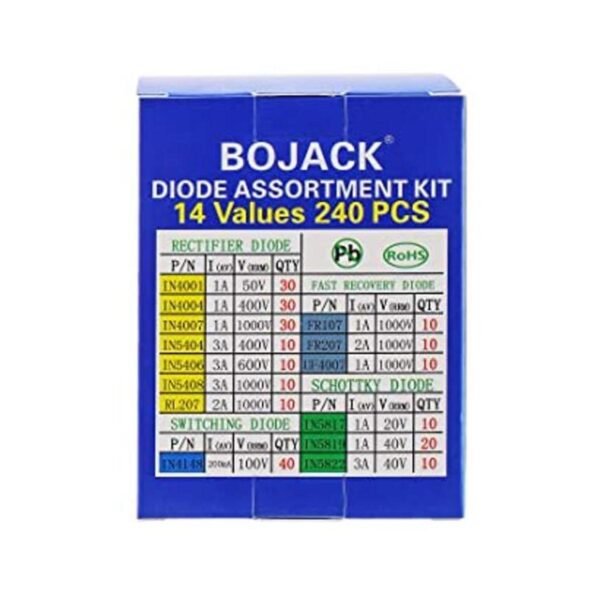 BOJACK 240 piezas de 14 diferentes diodos_1