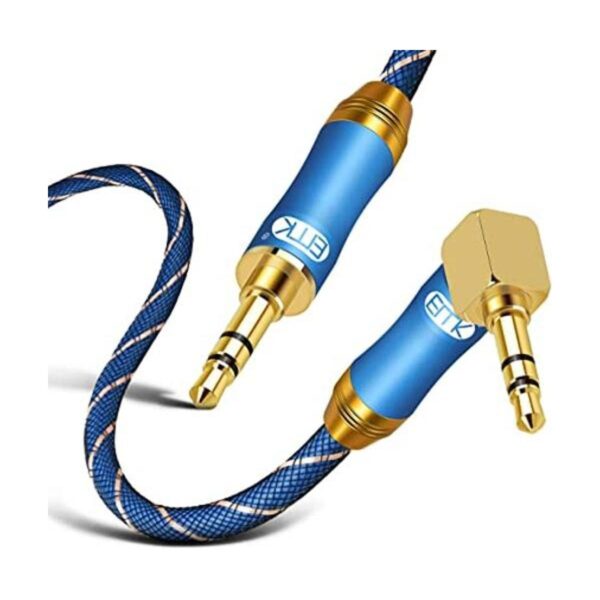 Cable auxiliar de ángulo recto de 90 grados chapado en_1