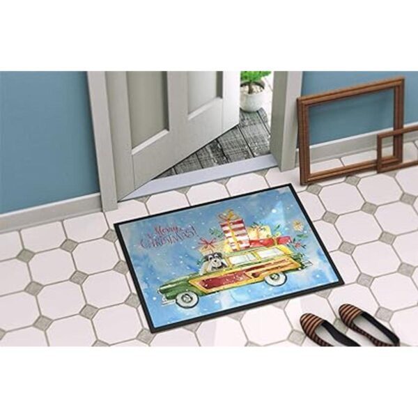 Carolines Treasures CK2415MAT Feliz Navidad Schnauzer