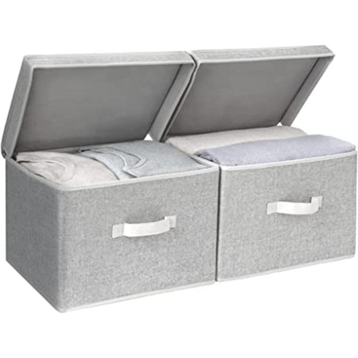 StorageWorks Cajas de almacenamiento decorativas cesta de