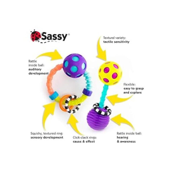 Sassy My First Bend Flex Juego de sonajero 2 piezas_4