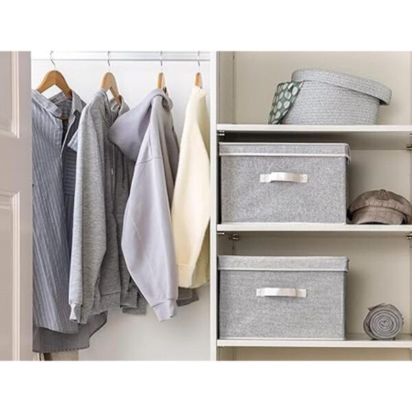 StorageWorks Cajas de almacenamiento decorativas cesta de_5
