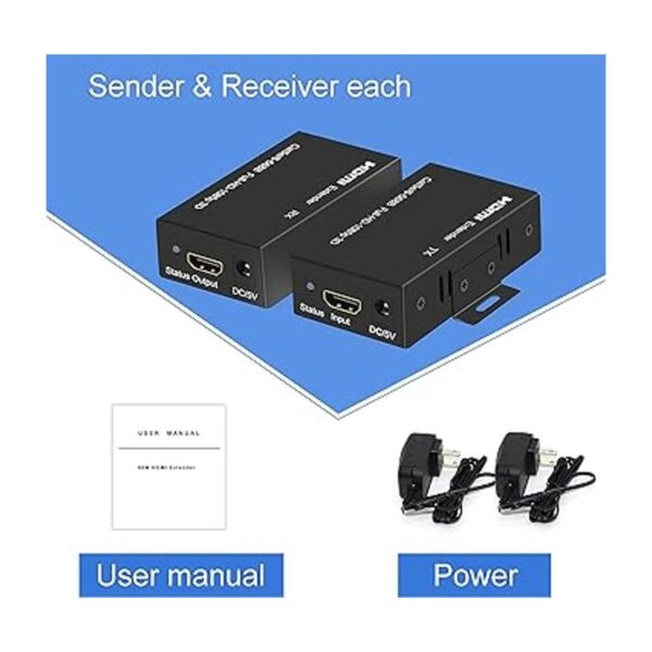 Extensor HDMI de 196 pies HDMI a través de un solo_2