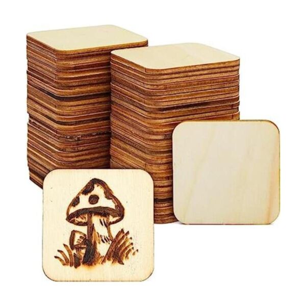Paquete de 60 cuadrados de madera de 2 x 2 para_1