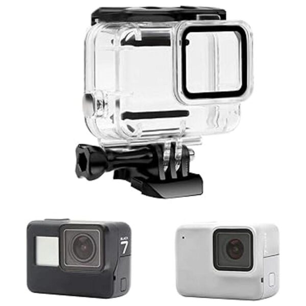 FitStill Carcasa impermeable para GoPro Hero 7 blanco y_2