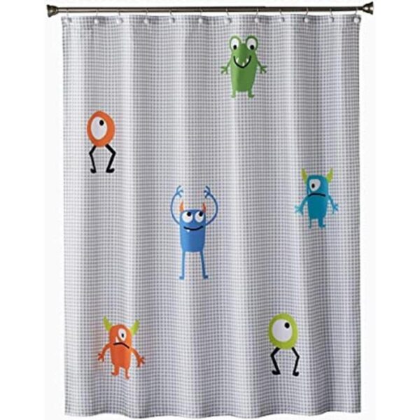 Skl Home Monsters Cortina de ducha multicolor_1