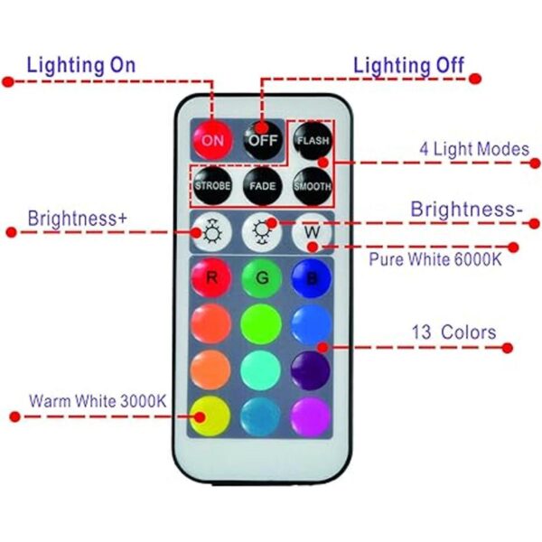 Farol de papel funciona con pilas luces LED colgantes con_2
