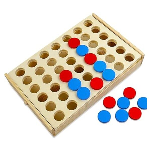 Arfun Juego de mesa de conexión de madera 4 en una fila_4