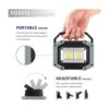 FOSFIS Luz de trabajo recargable 30 W 1500 lúmenes