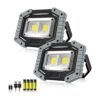 FOSFIS Luz de trabajo recargable 30 W 1500 lúmenes