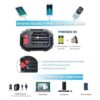FOSFIS Luz de trabajo recargable 30 W 1500 lúmenes