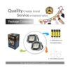 FOSFIS Luz de trabajo recargable 30 W 1500 lúmenes