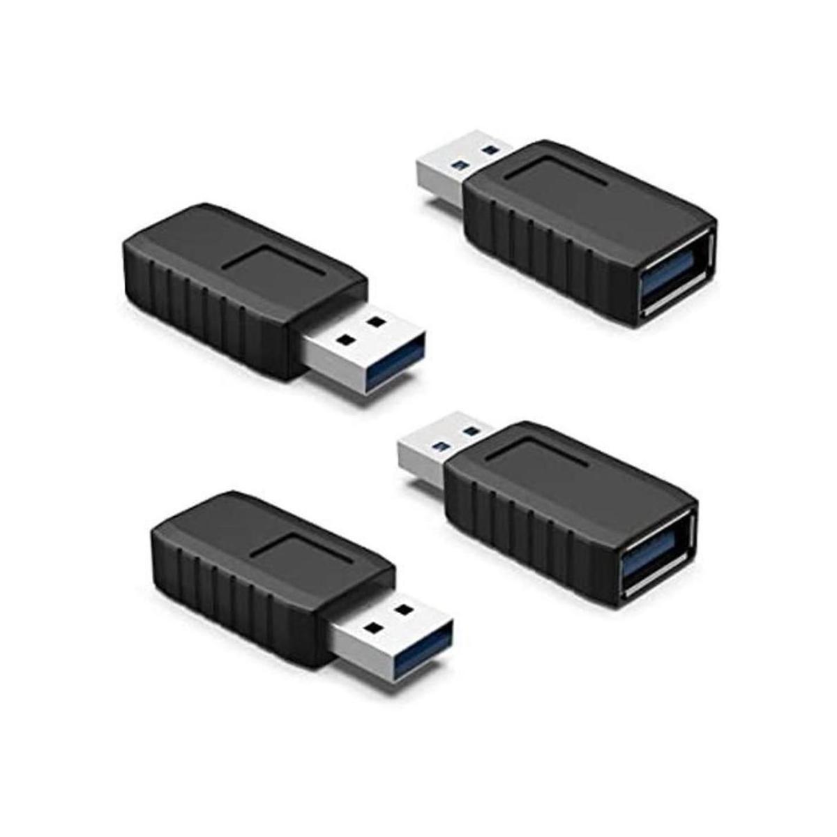 ELUTENG USB acoplador macho a hembra 3 paquetes USB 3.0