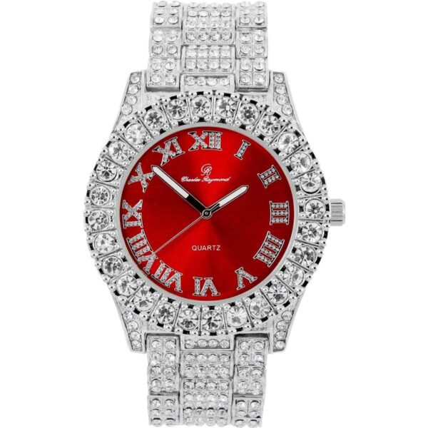 Reloj de pulsera para hombre carátula colorida cubierto_1