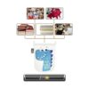 HKEC Cesta de almacenamiento plegable e impermeable de 50