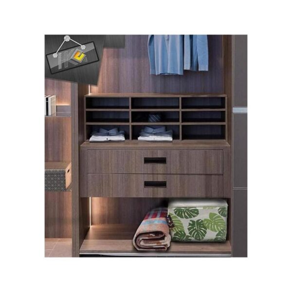 HKEC Cesta rectangular de almacenamiento con asas caja de