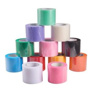 BENECREAT Rollos de tela de tul para decoración de bodas