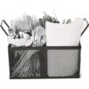 Mind Reader Meshsq4blk 4 secciones de malla Caddy