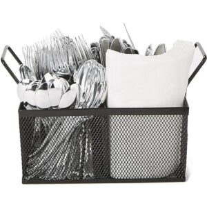 Mind Reader Meshsq4blk 4 secciones de malla Caddy
