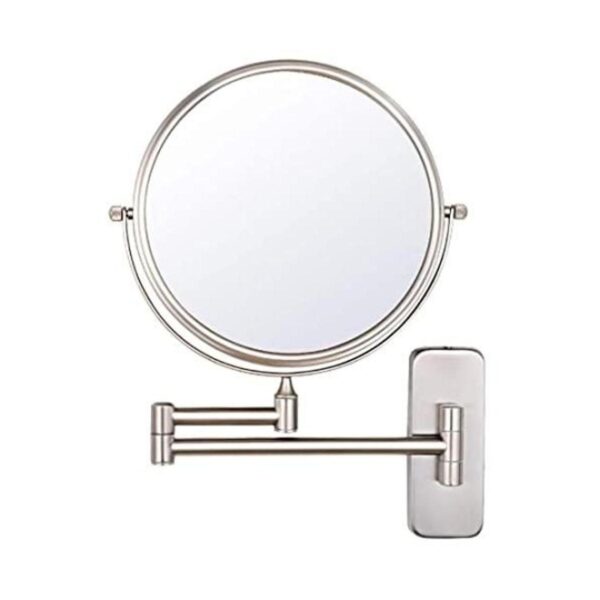 Nicesail Espejo de pared de 8 pulgadas con cepillo de
