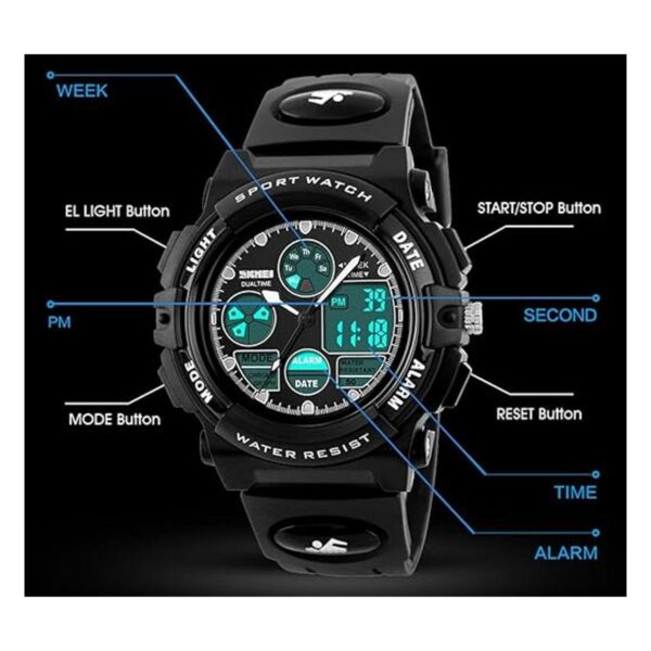 Kids Digital Watch Outdoor Sports 50M Waterproof_2