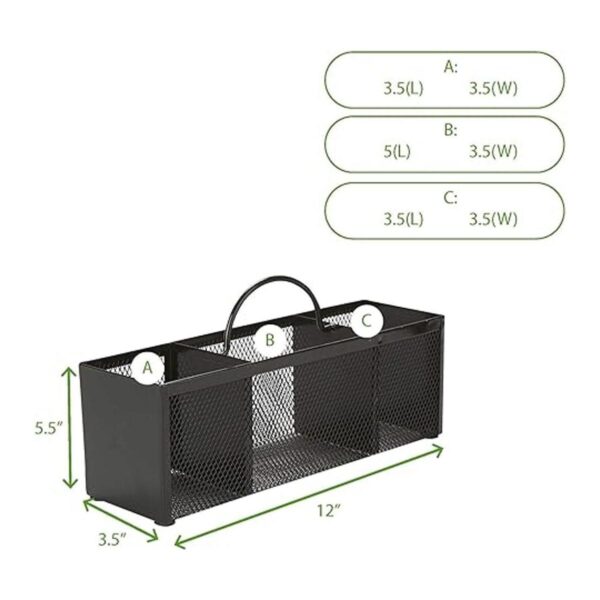 Mind Reader Organizador de 3 secciones soporte para_3