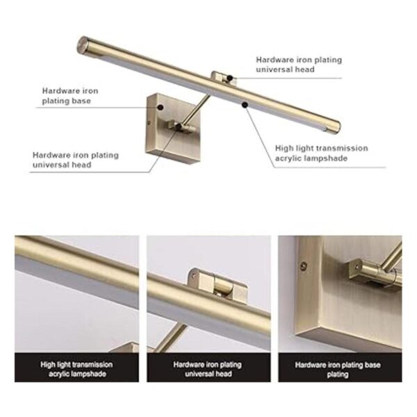 Joosenhouse Luces LED modernas de 24.4 pulgadas lámpara_3