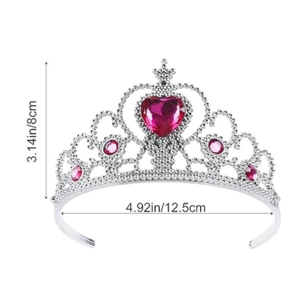 Juego de diadema de corona de tiara de princesa juego de_6