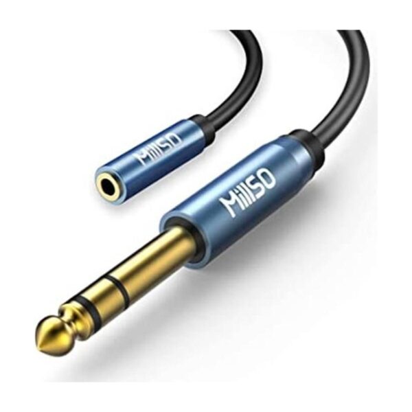 MillSO Adaptador de auriculares de 14 a 0.138 in 6.6_1