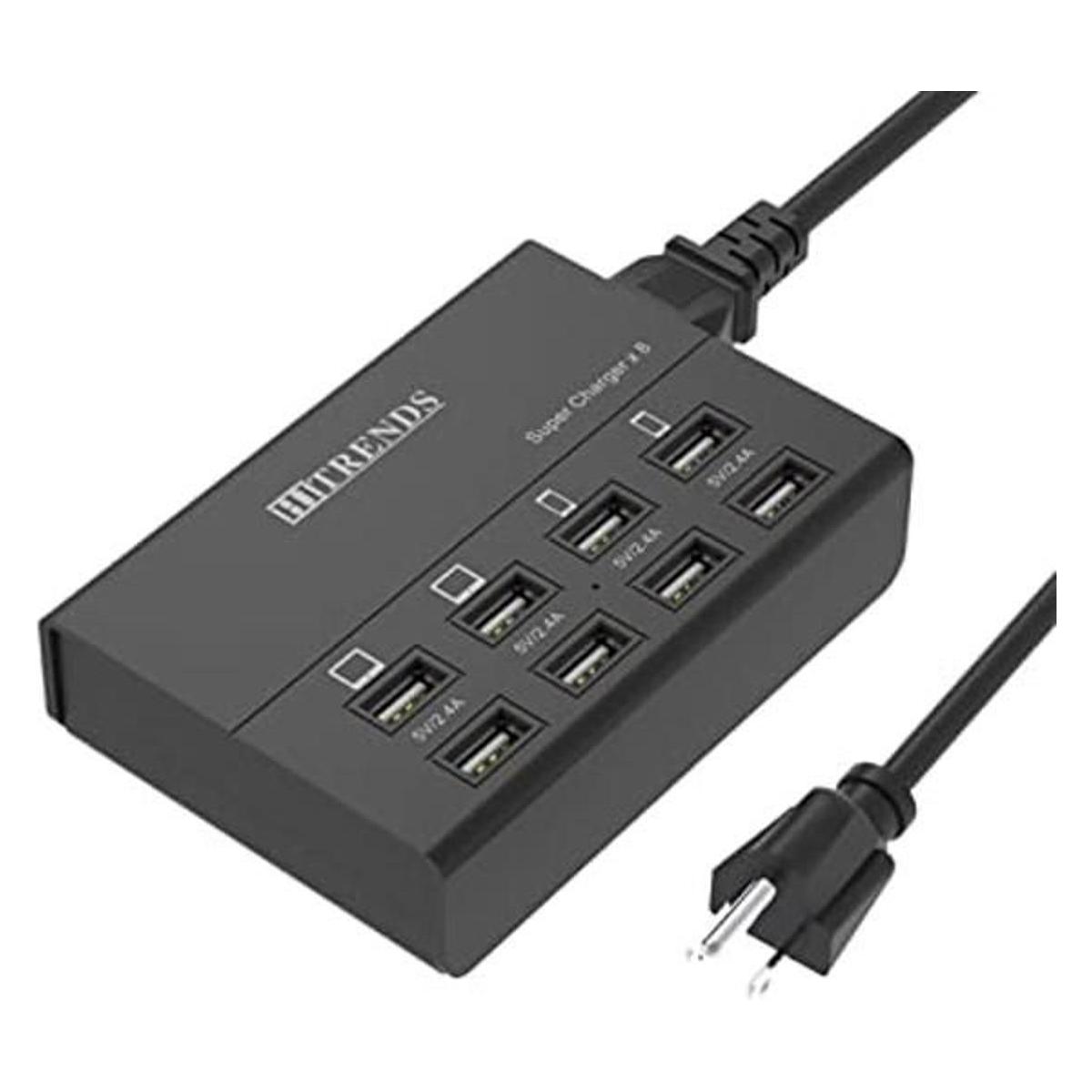 HITRENDS Cargador USB estación de carga de 8 puertos 60
