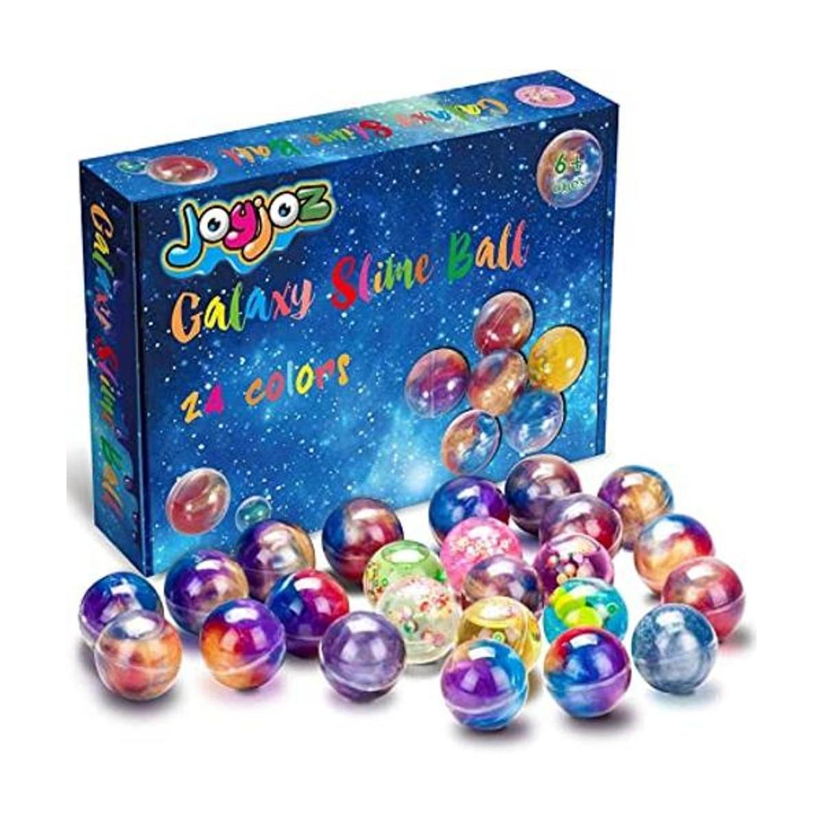 Joyjoz Paquete de 24 kits de bolas de slime galaxia con