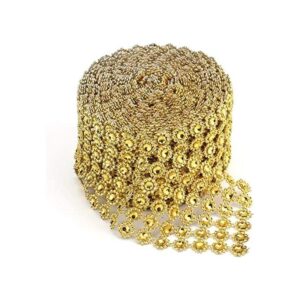 Foraineam Rollo de cinta de diamantes de imitación para_1