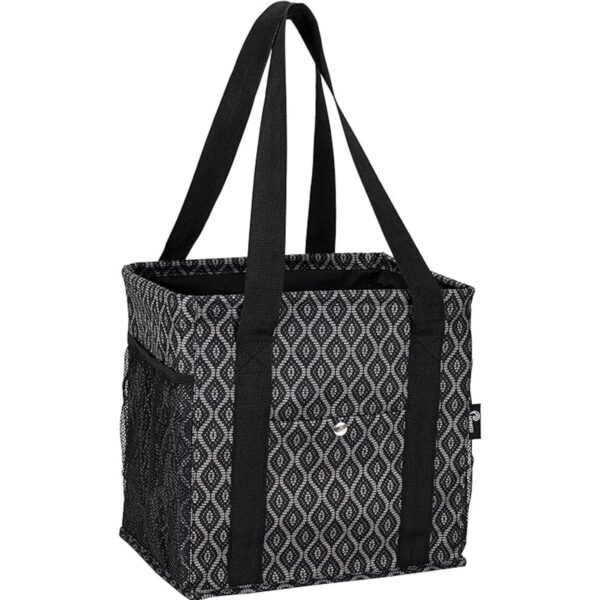 Pursetti Bolso pequeño utilitario negro Black Trellis S_1
