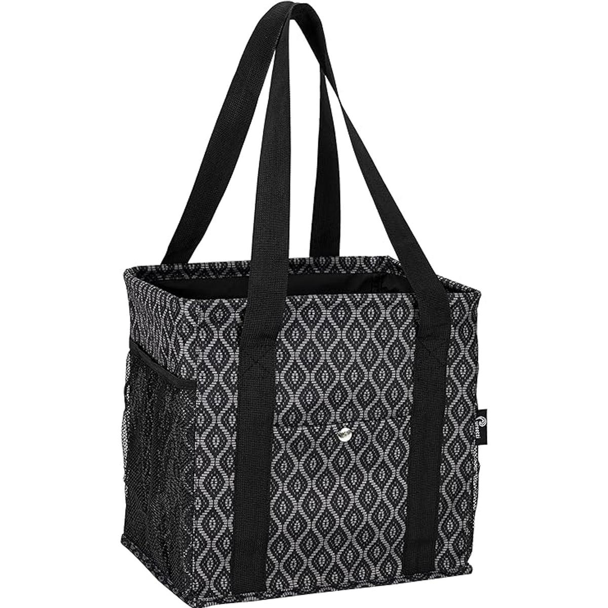 Pursetti Bolso pequeño utilitario negro Black Trellis S