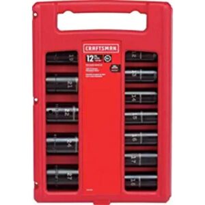 CRAFTSMAN Juego de llaves de impacto métrico 12_1