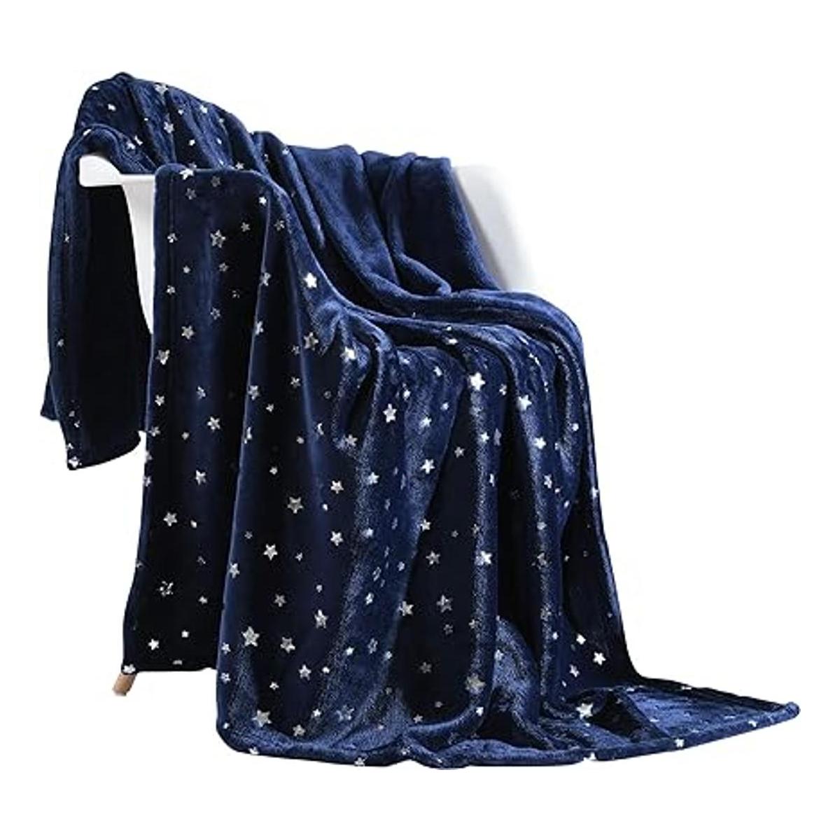 NANPIPER Manta con diseño de estrellas
