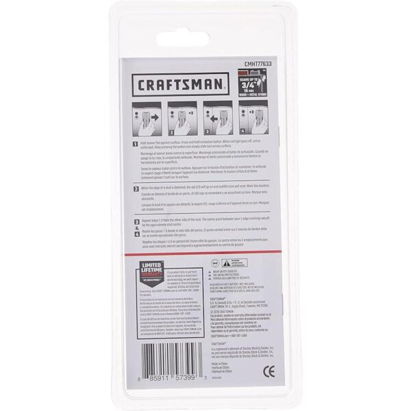 CRAFTSMAN Detector de entramados 34 de profundidad