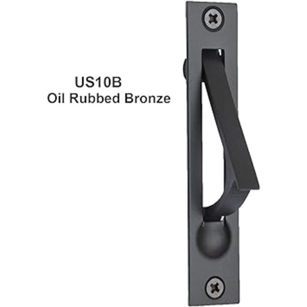QCAA Tirador de borde de latón macizo 4 pulgadas bronce_5