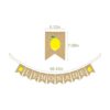 Rainlemon Bandera rústica de limonada de arpillera de yute_6