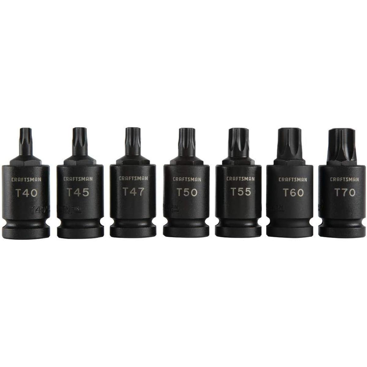 CRAFTSMAN CMMT50839 Juego de llaves de vaso Torx 12