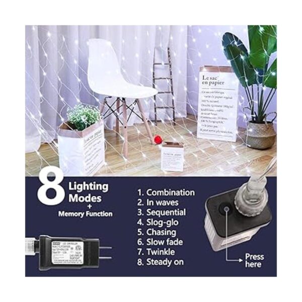 Lyhope Juego de luces navideñas JTELFC300V0200_2