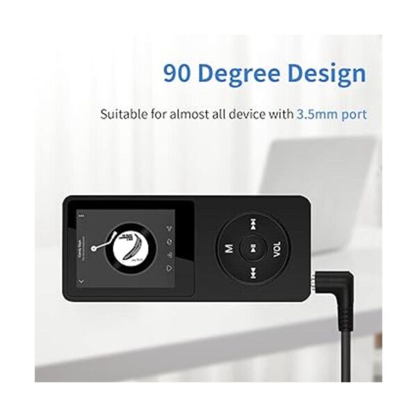 Duttek Cable adaptador de audio AUX macho de 90 grados 3_3
