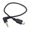 Duttek Cable adaptador de audio AUX macho de 90 grados 3_1