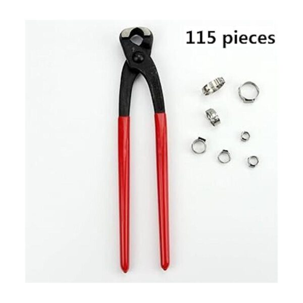 Leberna 115 abrazaderas de manguera de acero inoxidable