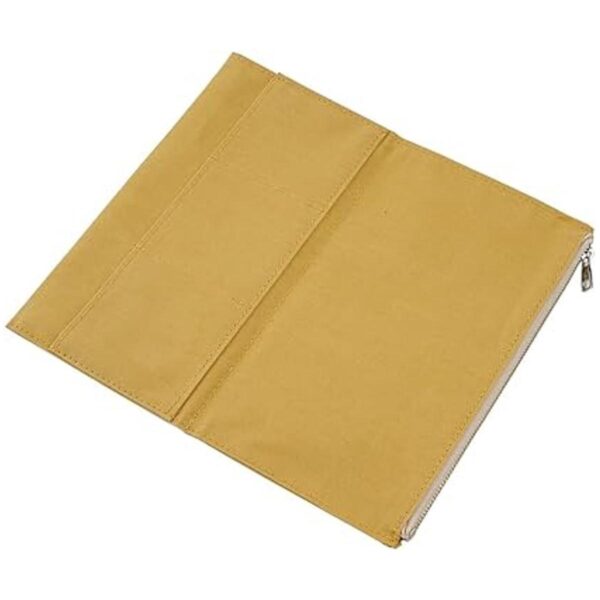 Moterm Bolsillo de lona con cremallera para cuaderno de_2