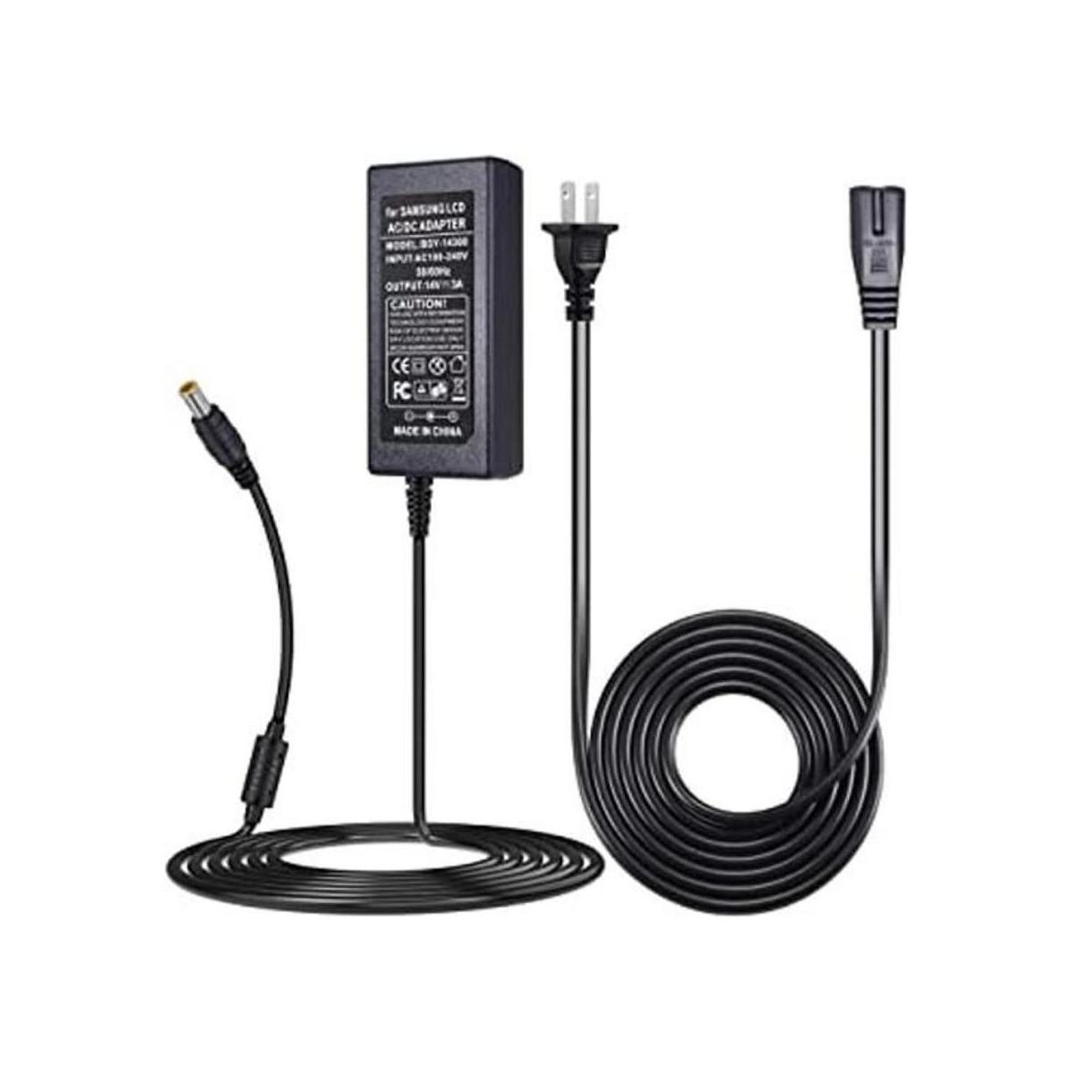 SoulBay Cable de alimentación de 14 V para monitor